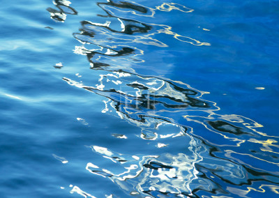 lapis lazuli reflections on water as abstract photographic image