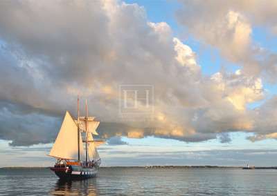 Luminous Sails from limited edition Sails Tall Ship Series from Elizabeth Hesp Fine Art