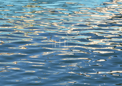 Shades of Blue reflections on water as abstract photgraphy
