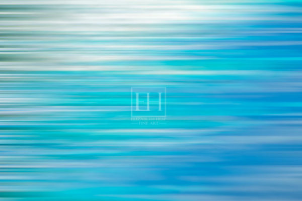 Turquoise Tarana from Motion Abstract fine art photography image by Canadian visual artist Elizabeth Hesp as limited edition interior art.