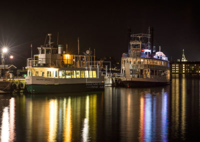 Island Belle and Island Queen fine art photography image from Kingston First Capital of Canada limited edition series created by Canadian visual artist Elizabeth Hesp as interior art.