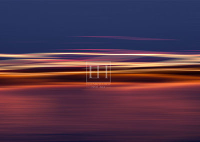 Symphony of Lights fine art photography image from Motion Abstract limited edition series created by Canadian visual artist Elizabeth Hesp as interior art.