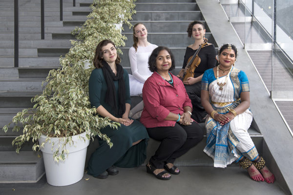 Elizabeth Hesp with her Artist Project Group at the Isabel Bader Centre for the Performing Arts Centre